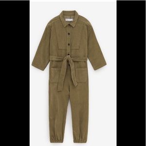 ZARA Girl Fine- Wales corduroy J. Green.